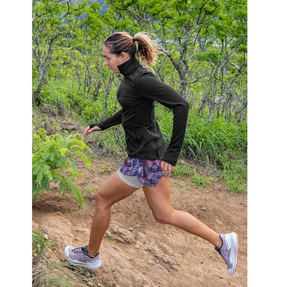 Title Nine Bonded Ultralight Running Skort - Graffiato Size Small